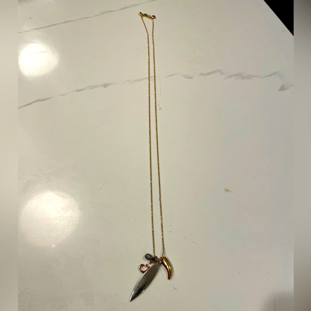 Stella and Dot long charm necklace